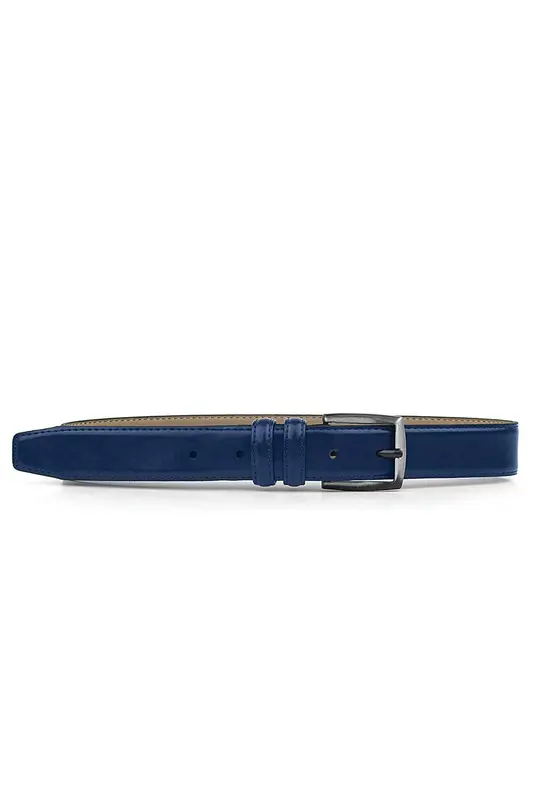 Rakerplus Lacivert Rugan 3 Cm Erkek Çocuk Kemeri (85- 110 Cm)