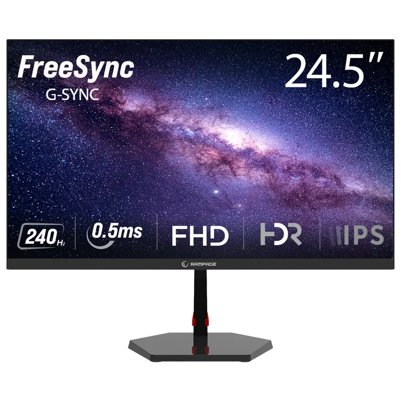RAVEN RV25R240F - 25'' 240hz 0.5ms FAST IPS FHD Freesync/G-Sync Flat Oyuncu Monitörü