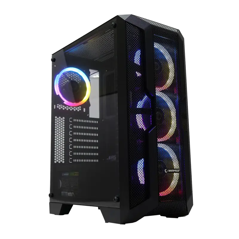 Reaction 600W 80+ Bronze Temperli Cam 4xRainbow Fan Oyuncu Kasası