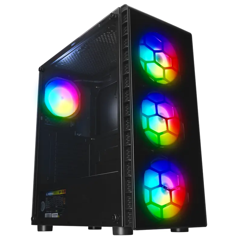 REDSKY RGB MESH - Redsky Mesh 700W 80+ Bronze Temperli Camlı Mid-T Oyuncu Kasası