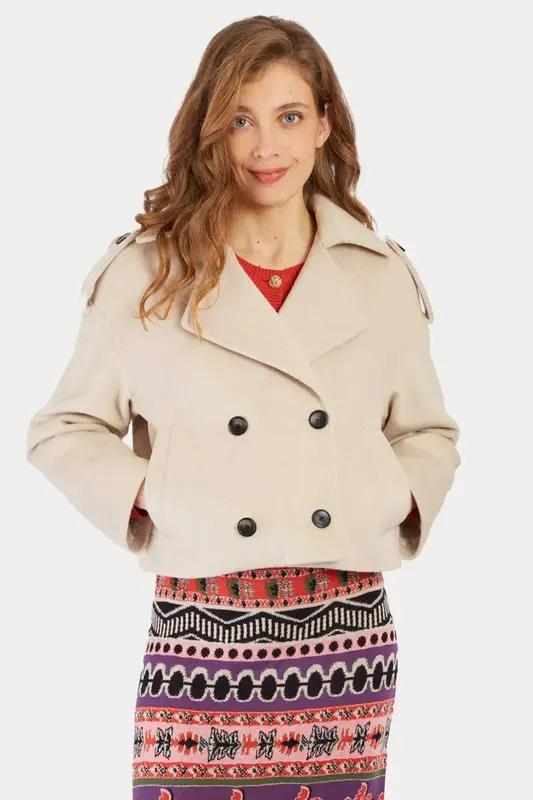 Rene Derhy Comfort Fit Kruvaze Ceket