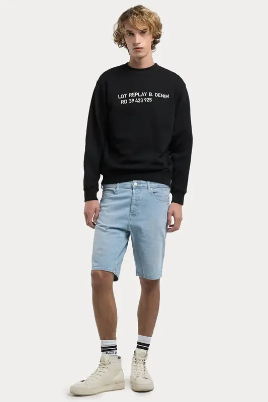 Replay RBJ 981 Tapered Fit Denim Şort