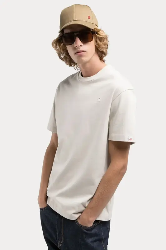 Replay Relaxed Fit Yuvarlak Yaka Logolu T-shirt