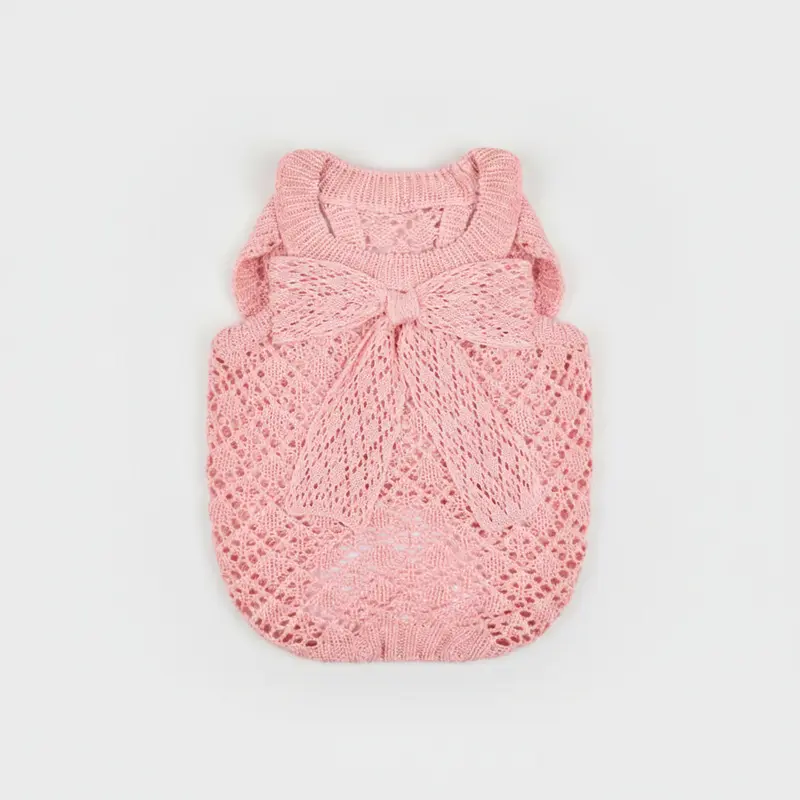 Ribbon Cooling Knit Pembe