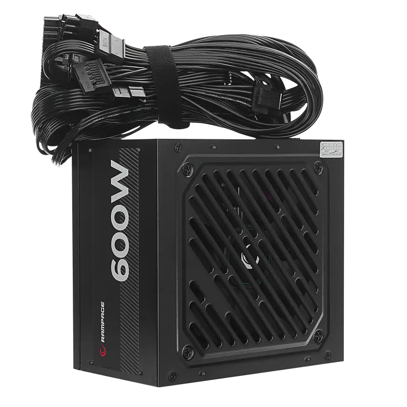 RMP-600-80P 600W 80 Plus Standart 12cm Fan Aktif PFC Power Supply (Kutusuz)