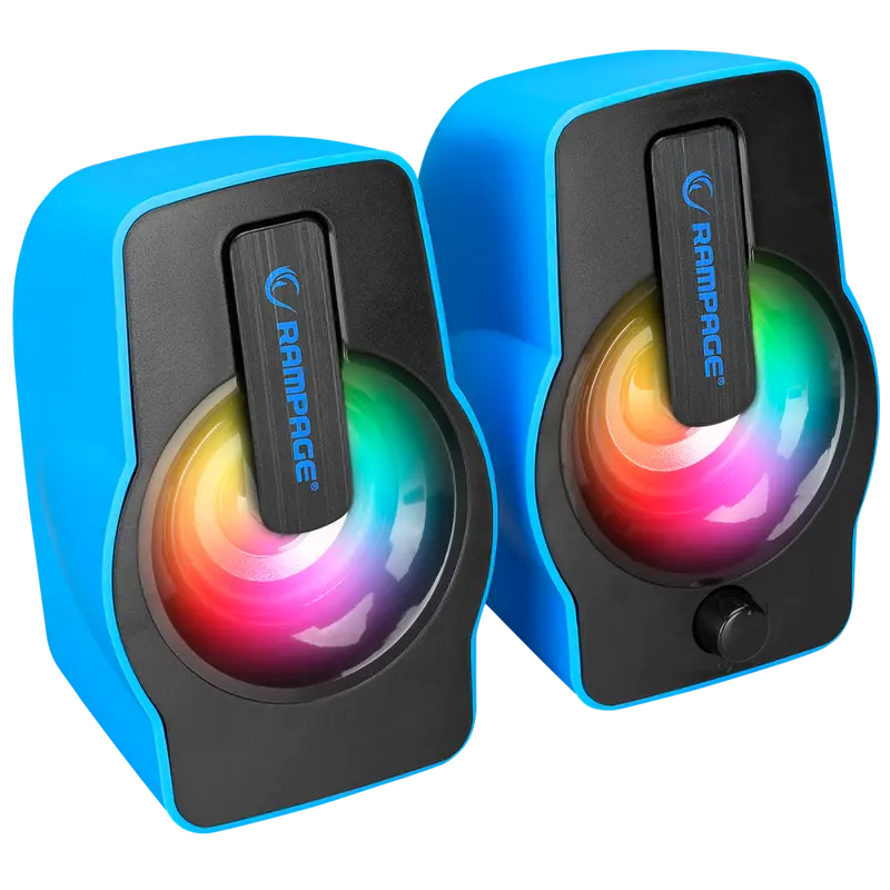 Rms-G7 Falsetto 2.0 6 Watt RGB Multimedya Oyuncu Speaker-Mavi