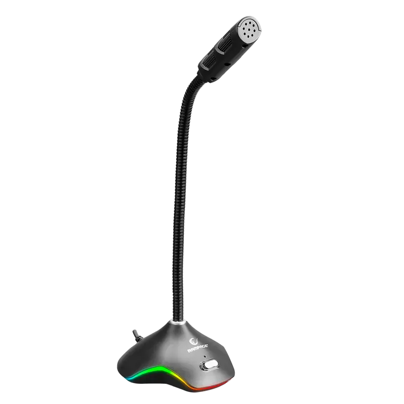 Rmx-M7 Python PC 3,5M PS4-XBOX-Mobile Oyuncu Mikrofon-Siyah/Kırmızı