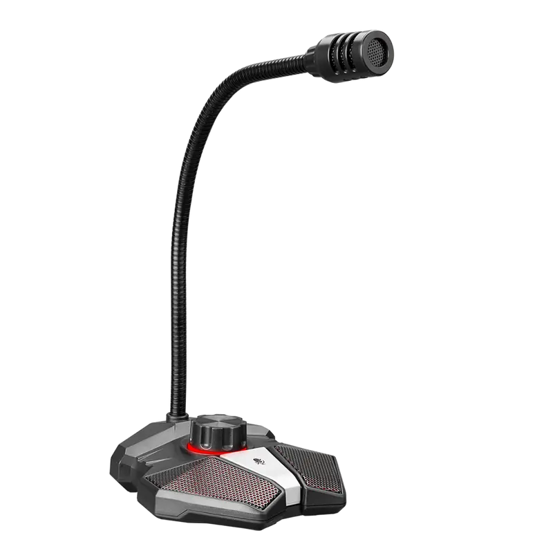Rmx-M8 Tornado Masaüstü Led Mikrofon-Gri