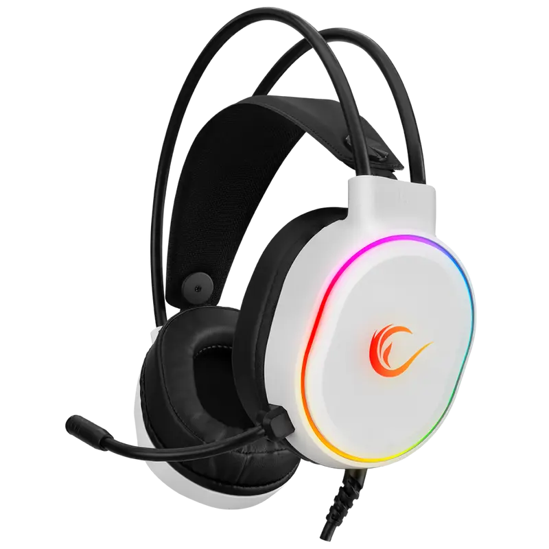 Rogue RGB USB Oyuncu Kulaklığı-Beyaz