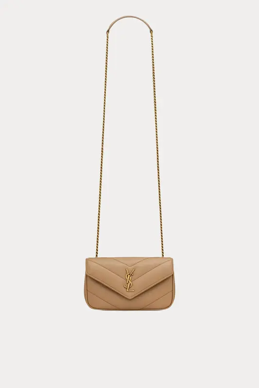 Saint Laurent Zincir Askılı Logolu Small Deri Omuz Çantası