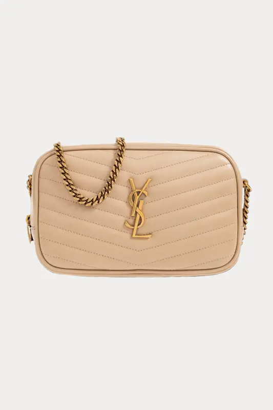 Saint Laurent Zincir Askılı Mini Deri Omuz Çantası