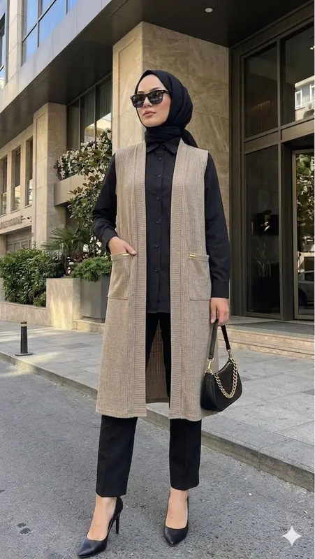 Salaş Yelek Krem