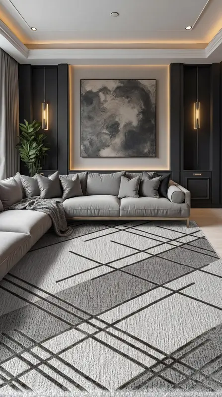 Salon ve Oturma Odası Halısı CRYSTAL CR00A