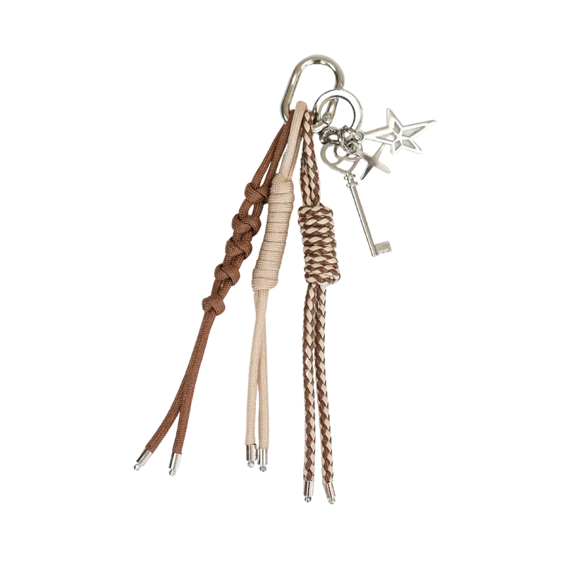 Sandy Secret El Yapımı Örgü Dokulu Çanta Süsü – RopeCharm (Bag Charm) | Happyangels
