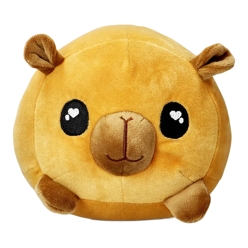 Sarı Yuvarlak Şekilli Kapibara Peluş Oyuncak