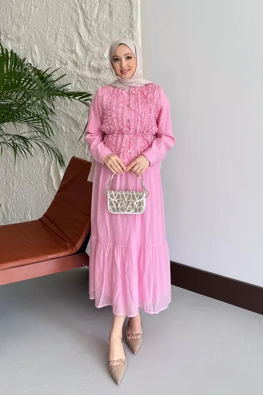 Sevde Güpürlü Takım Pembe