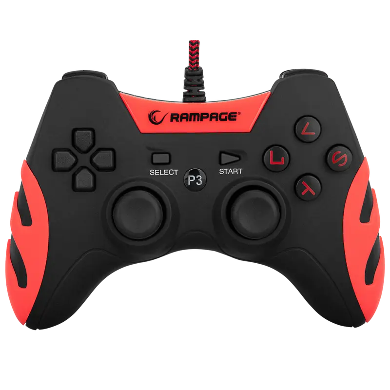 SG-R218 PS3/PC X Input Usb 1.8m Joypad-Kırmızı