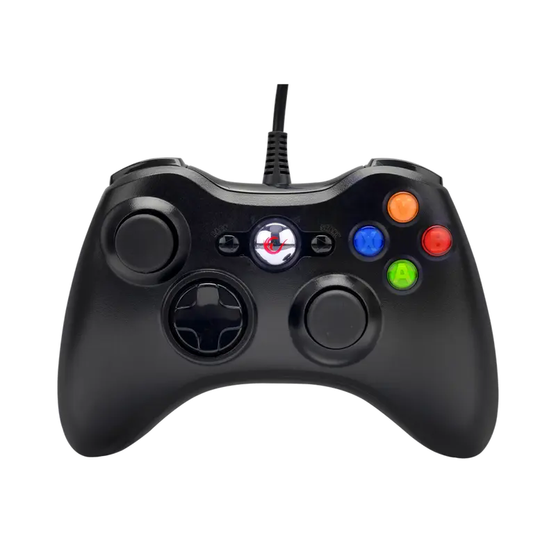 Sg-R360 Xbox-360 ve PC Usb Kablolu Gamepad Oyun Kolu-Siyah