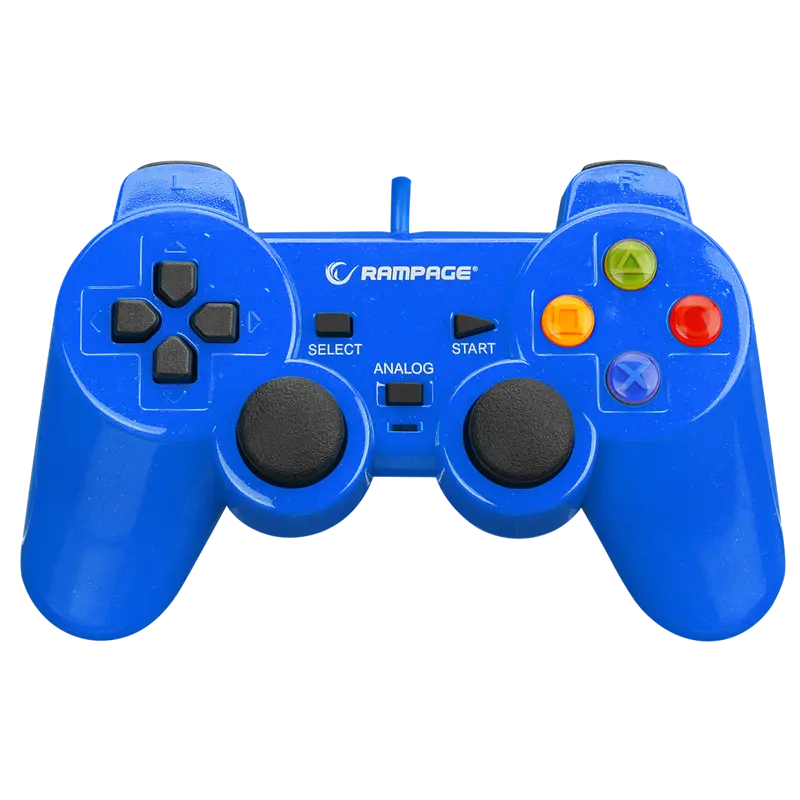 Sg-R602 PS3/PC Usb 1.8m Kablolu Joypad-Mavi