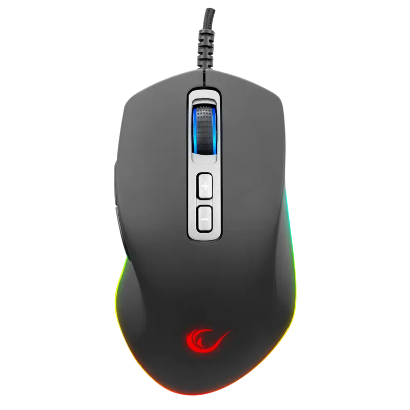 Smx-R58 Eagle 10000 Dpi RGB Makrolu Oyuncu Mouse-Siyah