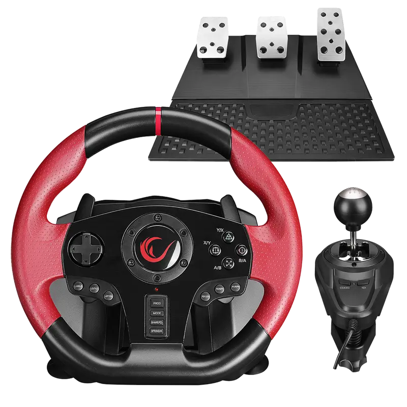 SPEED W20 - PC ONLY PC 3 Pedallı - El Vitesli Gaming Oyuncu Direksiyonu