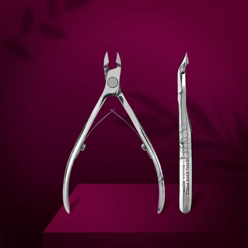 STALEKS EXCLUSIVE 20 Profesyonel tirnak eti pensi, 8 mm