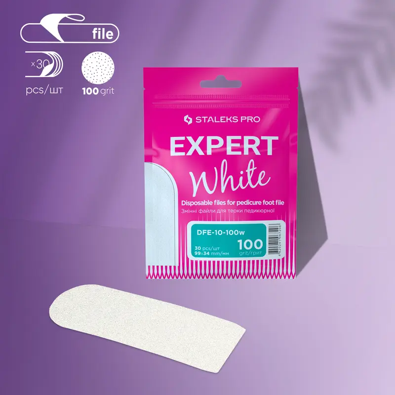 STALEKS EXPERT 10 Ayak törpüleri için yapışkan zımpara, 100 grit (30 adet)