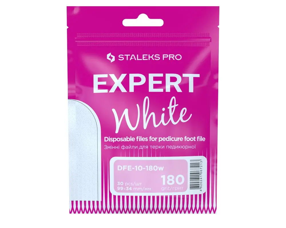 STALEKS EXPERT 10 Ayak törpüleri için yapışkan zımpara, 180 grit (30 adet)