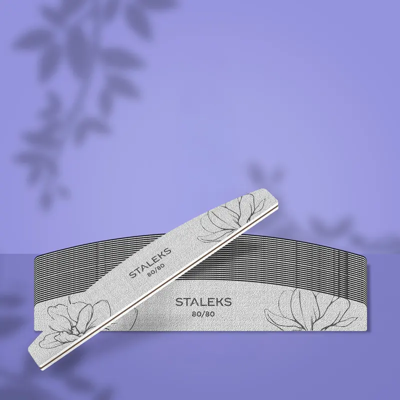 STALEKS EXPERT 40 Mineral yarım ay tırnak törpüsü, 80/80 grit (25 adet)