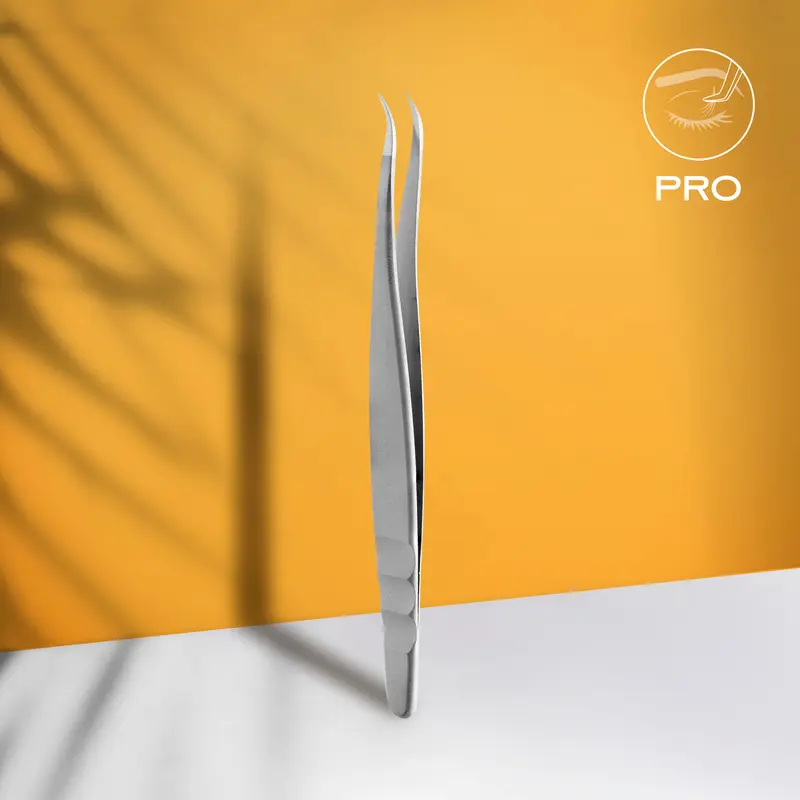 STALEKS EXPERT 41 TYPE 3 Kavisli, profesyonel kirpik uzatma cımbızı