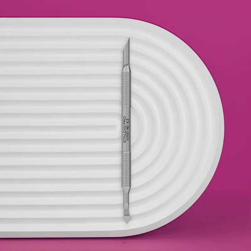 STALEKS EXPERT 90 TYPE 4.2 Eğimli uçlu et itici ve kavisli spatula