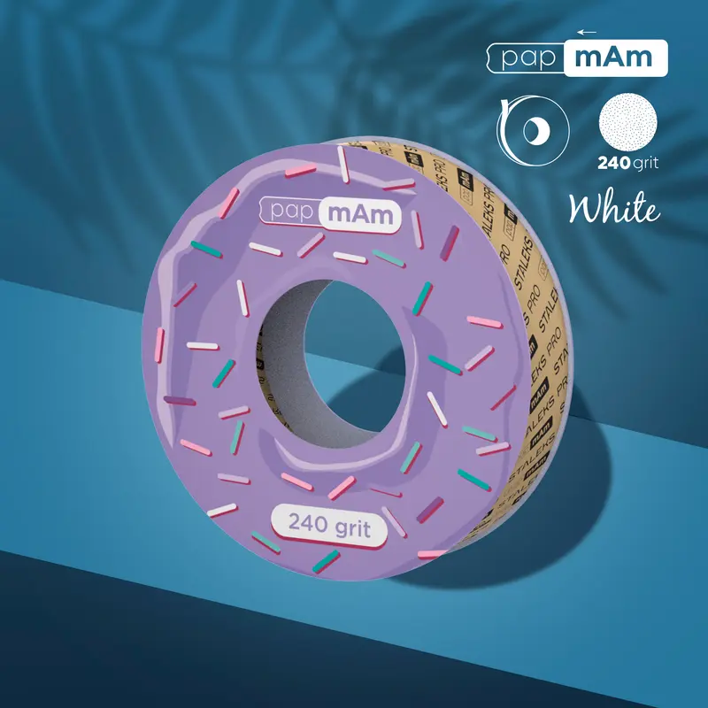 STALEKS  EXPERT Donut papmAm Düz törpü için yedek blok, 240 grit