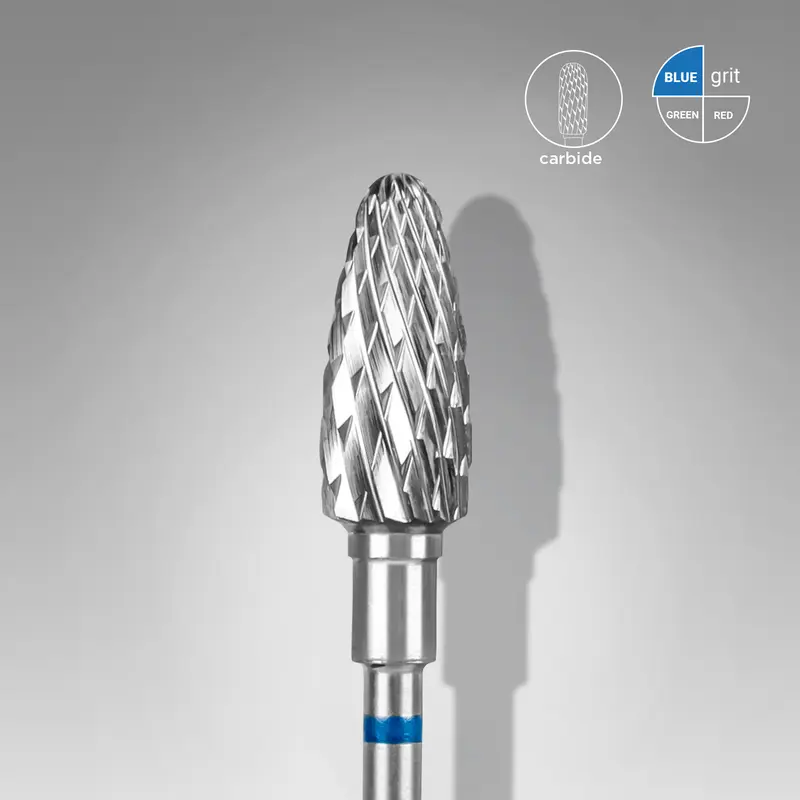 STALEKS EXPERT Sert alaşım mısır freze, mavi, çap 6 mm, çalışma kısmı 14 mm
