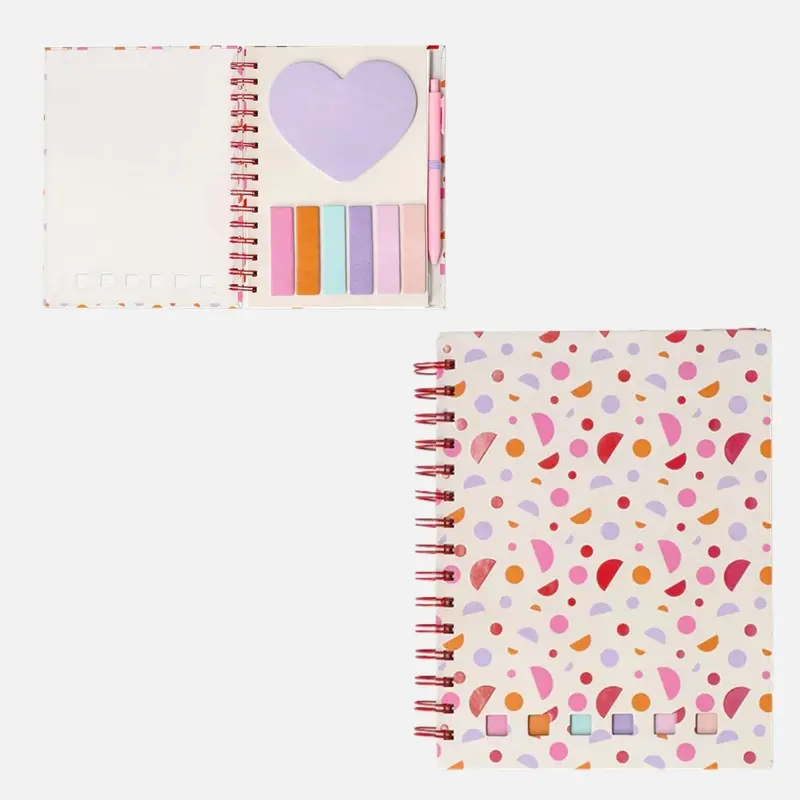 Stickerlı Spiralli Defter