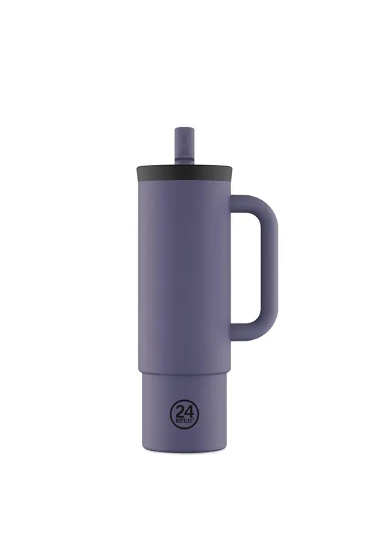 Straw Cup Dusk Pipetli Paslanmaz Çelik Termos 800 ml