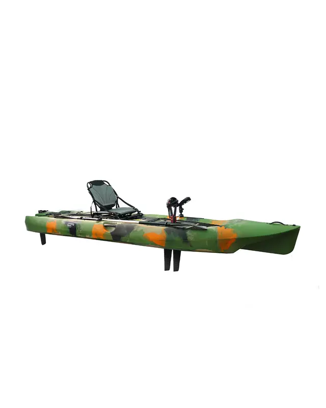 Sup Pro Tek Kişilik Pedallı Balıkçı Kanosu Yeşil Kamuflaj