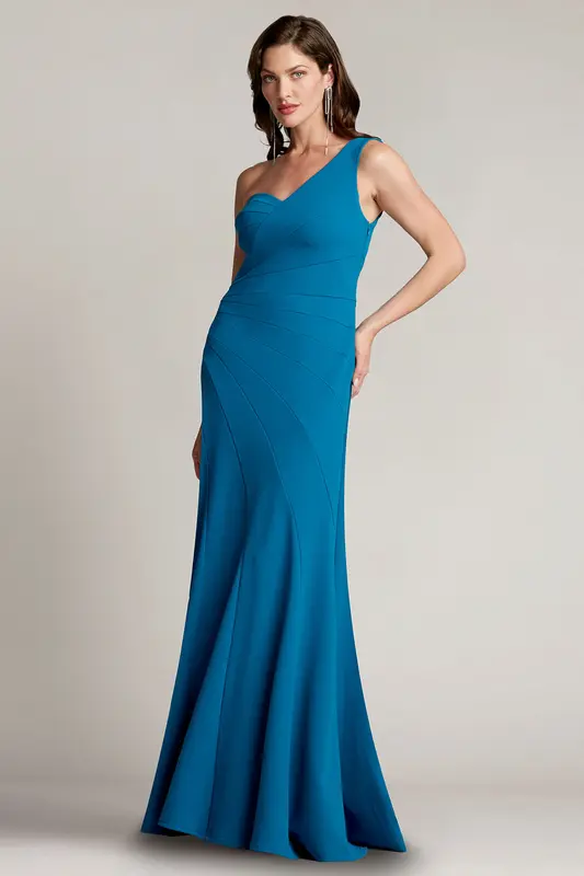 Tadashi Shoji Tek Omuz Maxi Abiye Elbise