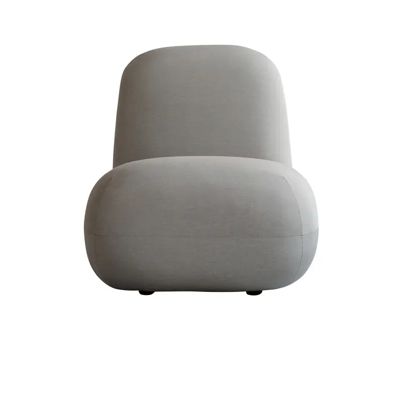Toe Flat Taupe Kolsuz Kumaş Koltuk