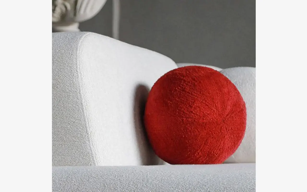 Top Cozy Kırlent Kırmızı
