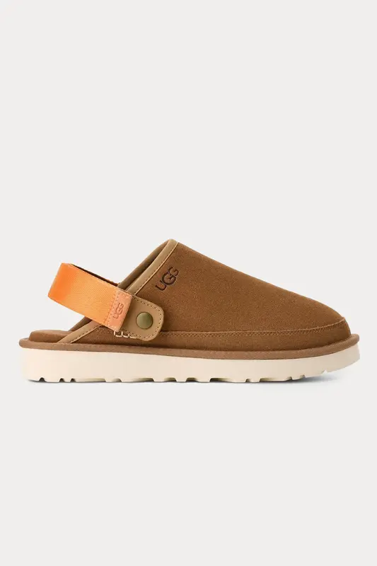 Ugg Chestnut Goldencoast Clog II Süet Sandalet