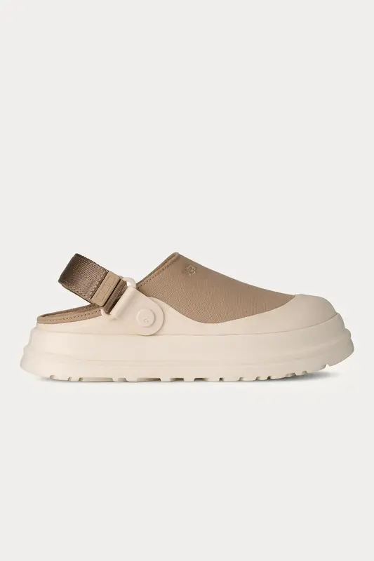 Ugg Mustard Seed GoldenGlow Cırt Cırt Bantlı Kanvas Sandalet