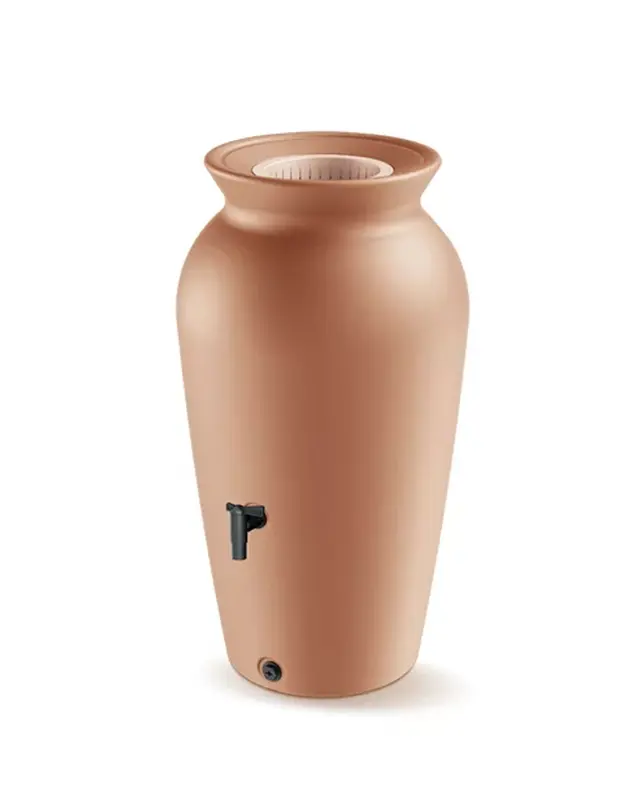 Velcan Plastik Yağmur Suyu Deposu 230 L – Terracotta Renk