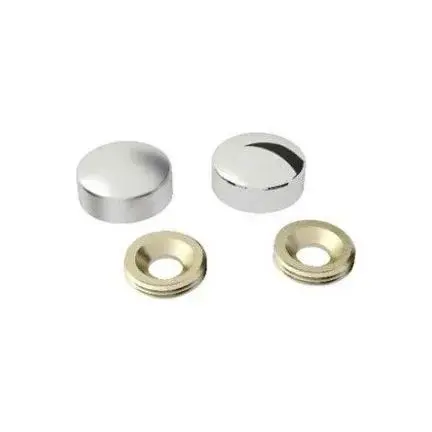 Vida Kapama Kapağı 13 Mm, Krom 10 Adet