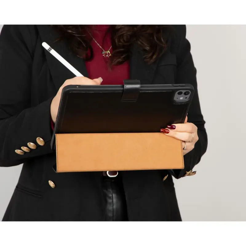 Vortexa Hakiki Deri iPad Pro 13 (2024) Kılıfı