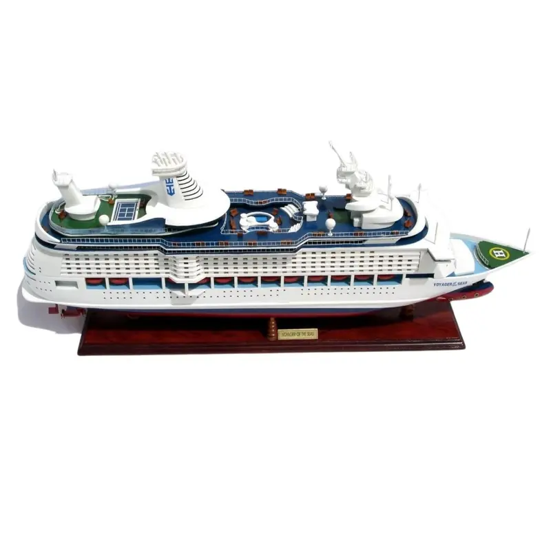Voyager of the Seas Ahşap Model Yolcu Gemisi Maketi - Gia Nhien