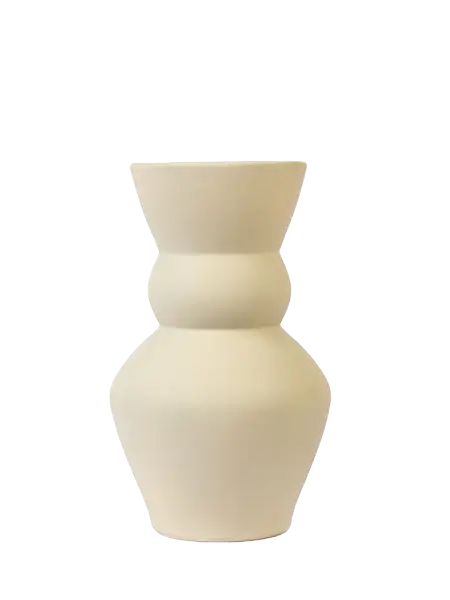 WHITE MODERN VASE TALL