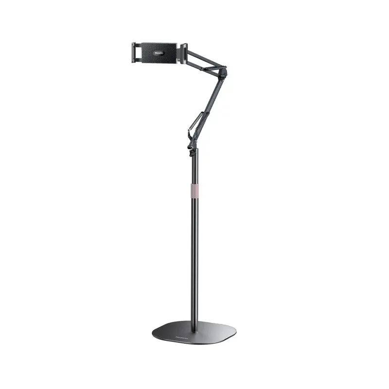 Yesido C295 1.5M 360 Derece Ayarlanabilir Klipsli Canlı Yayın Tripod Telefon Tutucu - Siyah