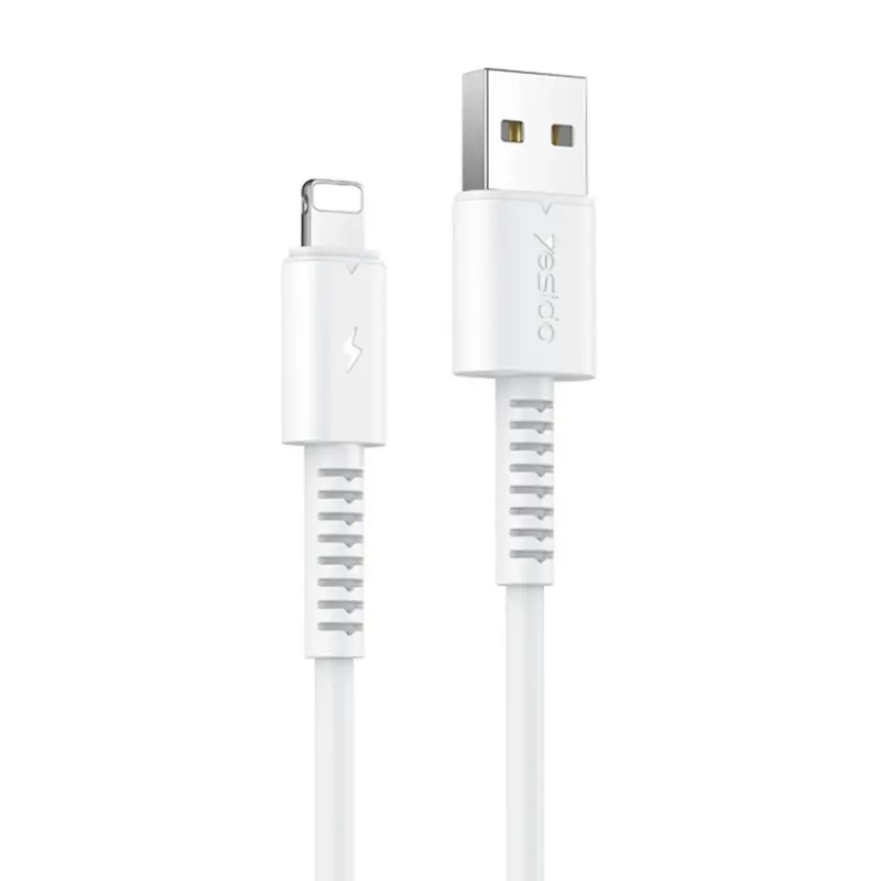 Yesido CA120 L 1M 18W USB to Lightning QC Hızlı Şarj Kablosu - Beyaz