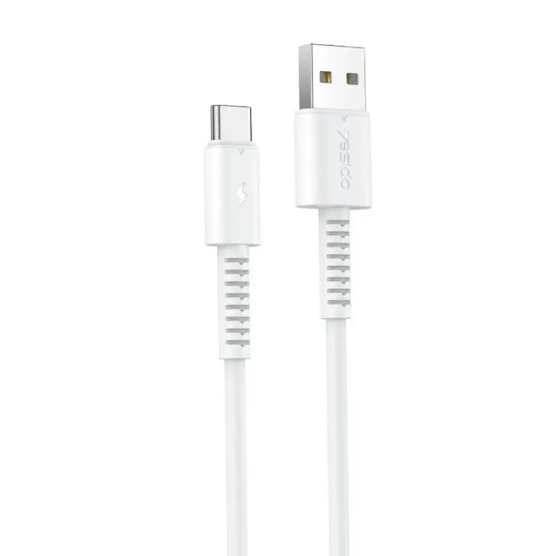 Yesido CA120 TC 1M 18W USB to Type-C QC Hızlı Şarj Kablosu - Beyaz