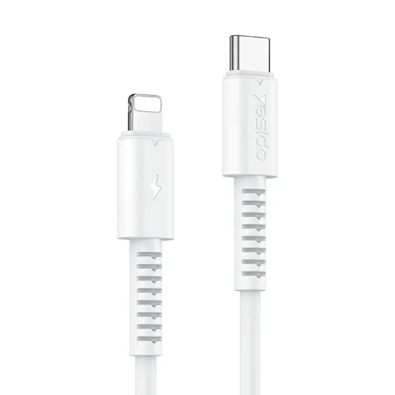 Yesido CA153 1M 20W Type-C to Lightning PD Hızlı Şarj Kablosu - Beyaz
